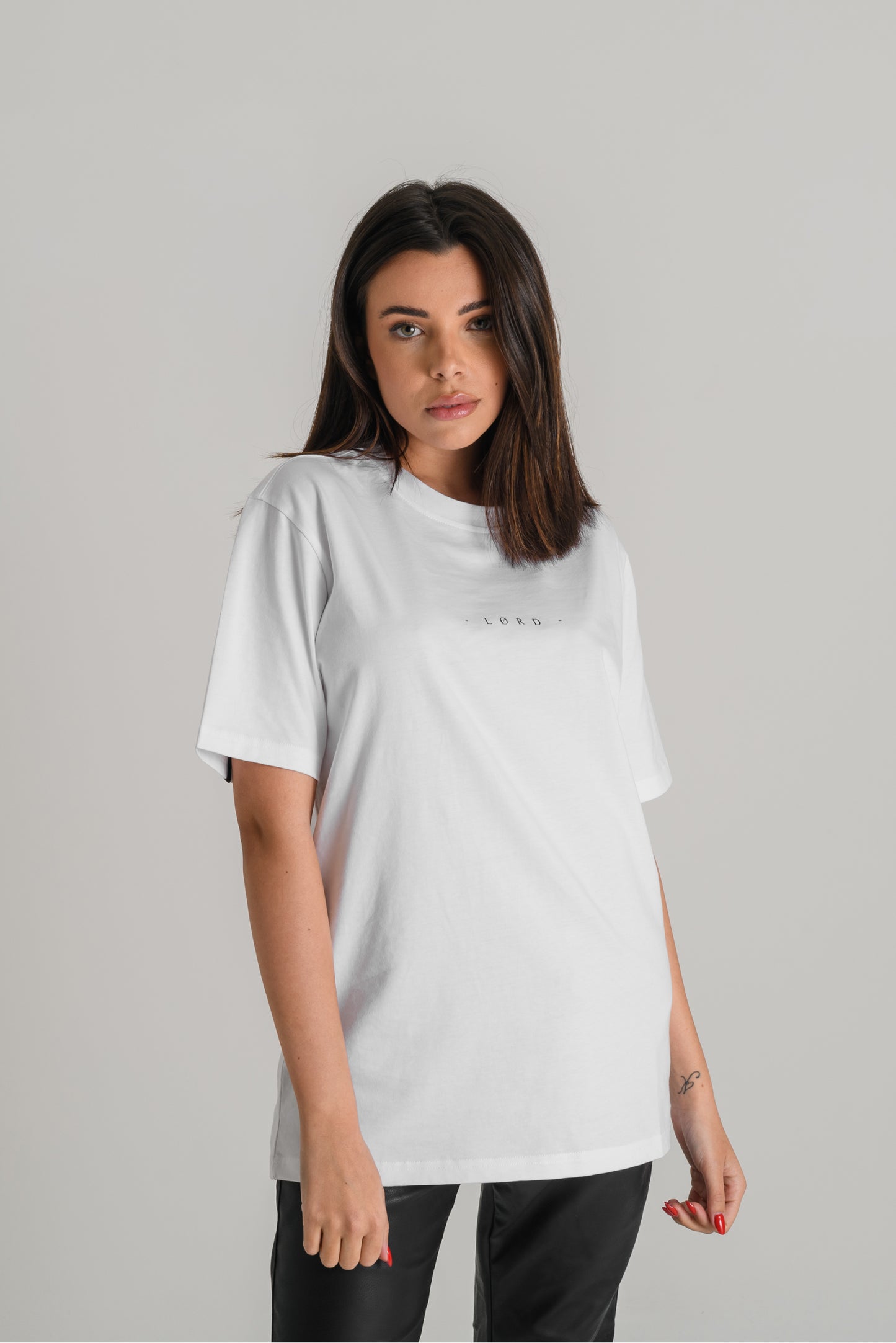 Lørd have faith white tee shirt