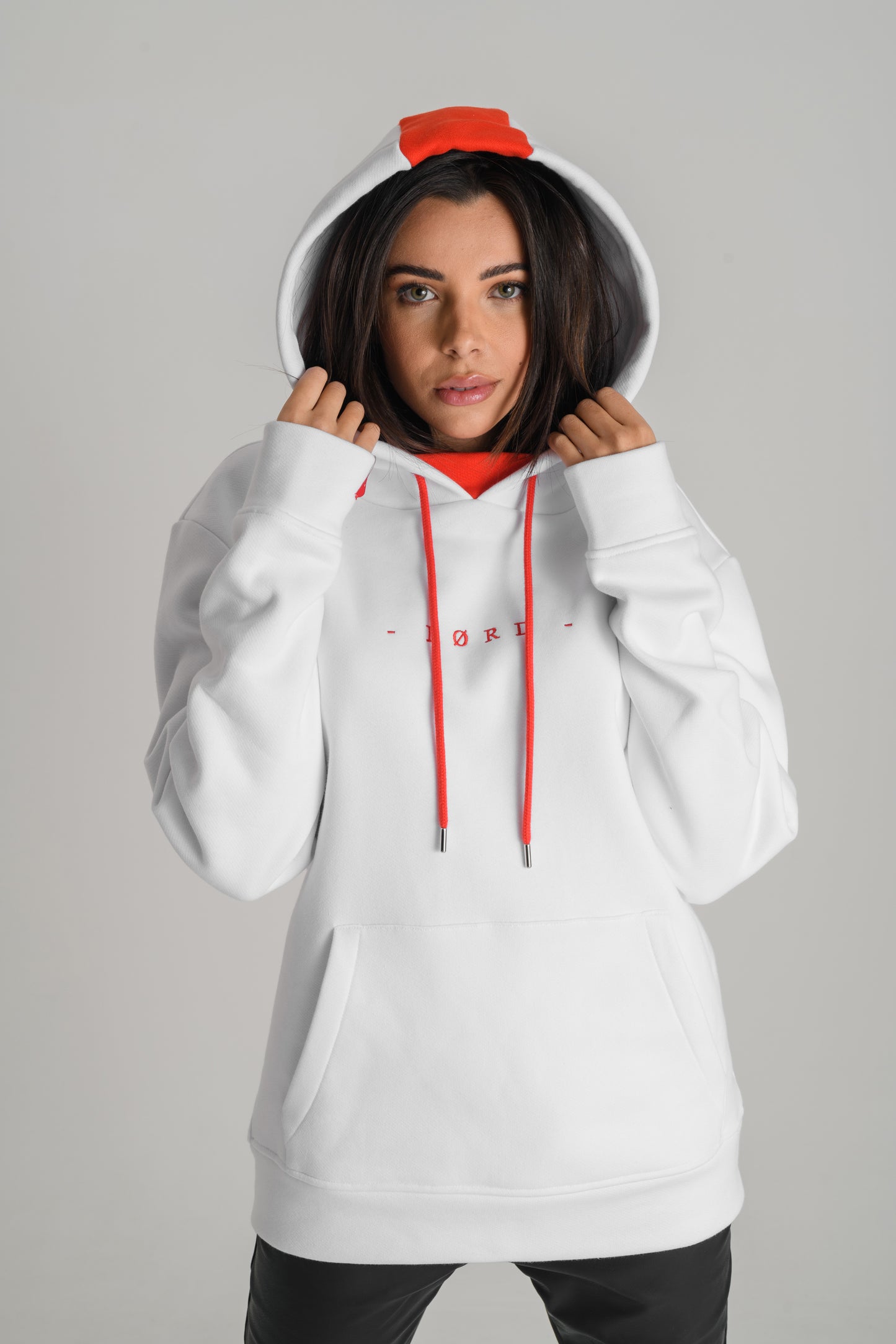 Lørd white hoodie redband