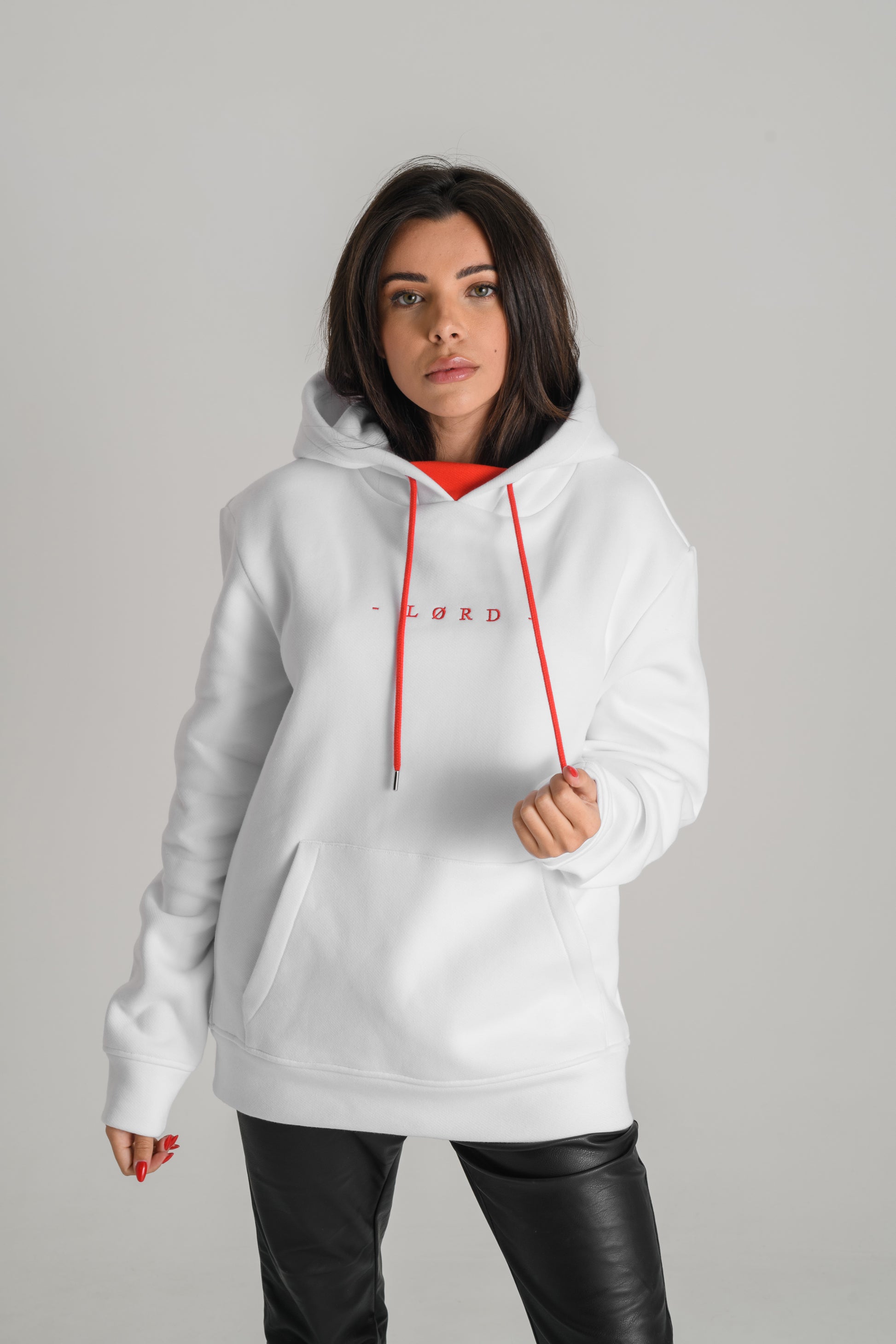 Lørd white hoodie redband