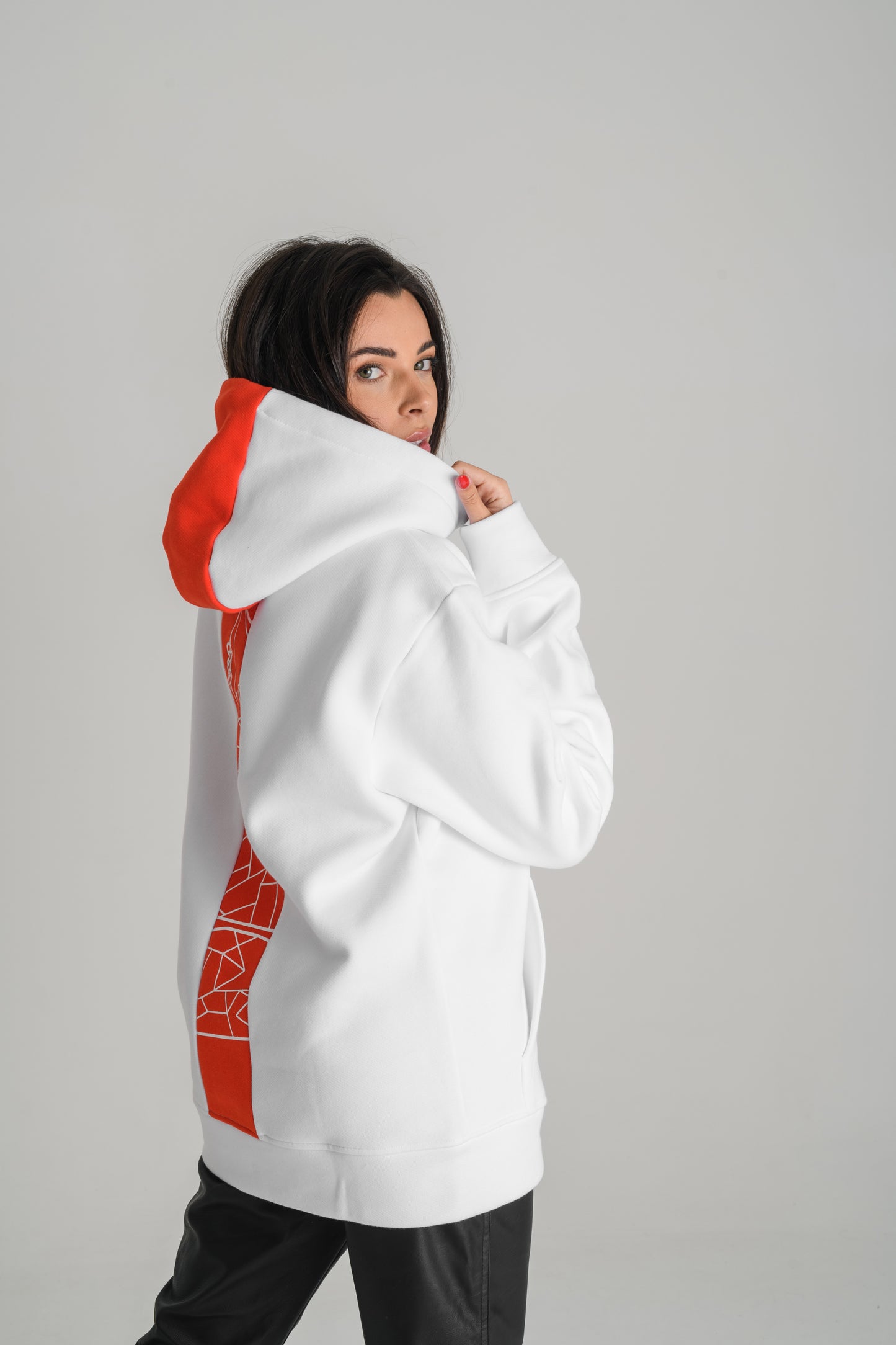 Lørd white hoodie redband