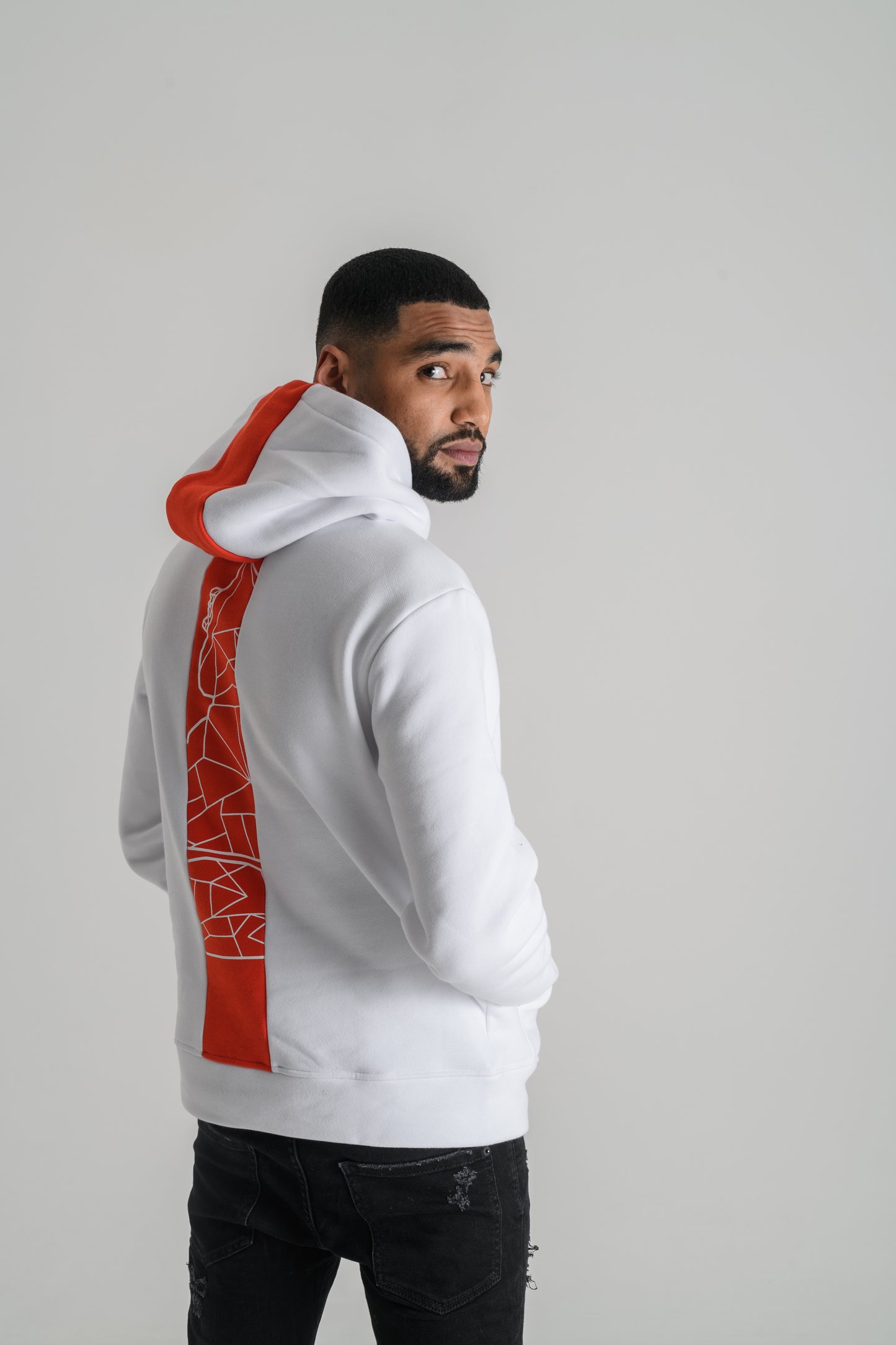 Lørd white hoodie redband