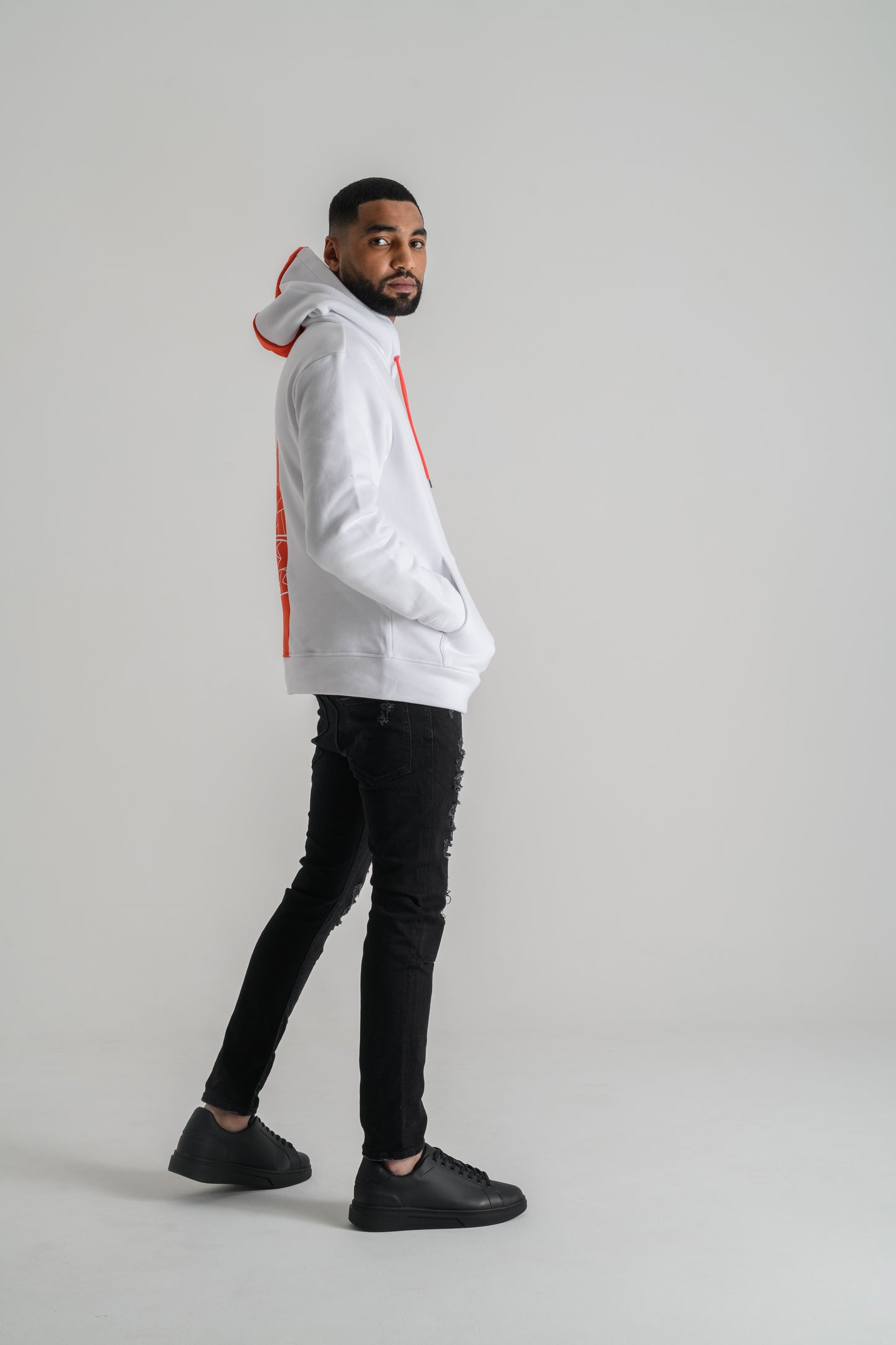 Lørd white hoodie redband