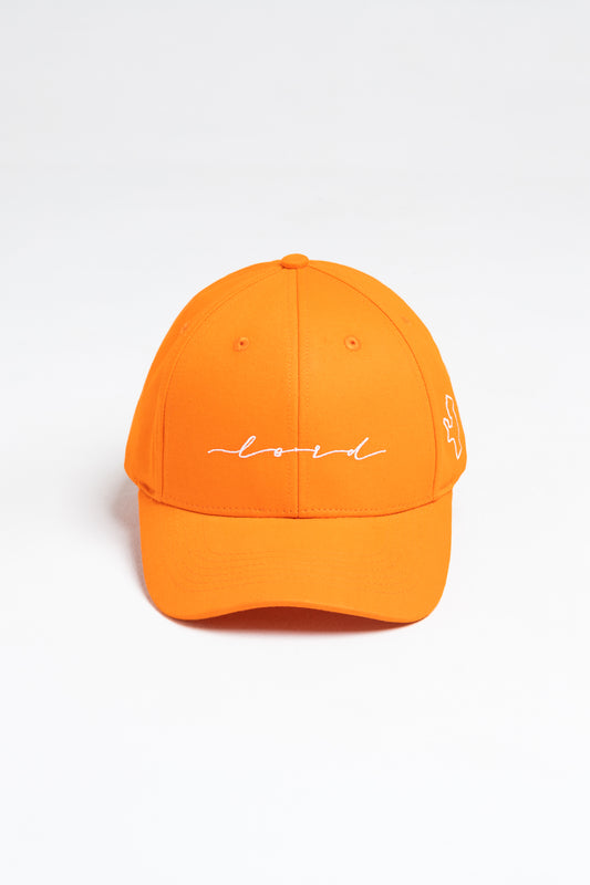 Lørd orange signature cap