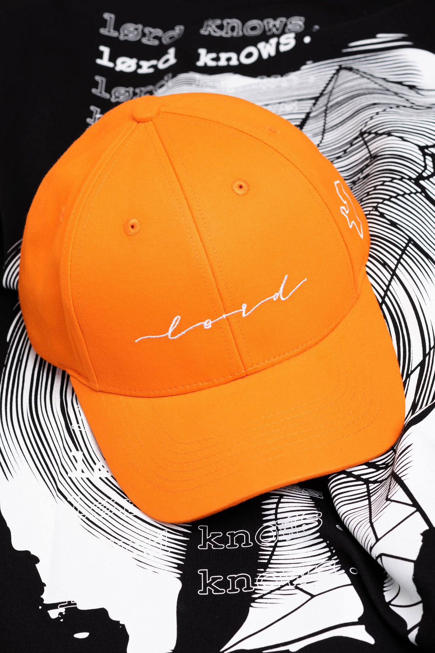 Lørd orange signature cap