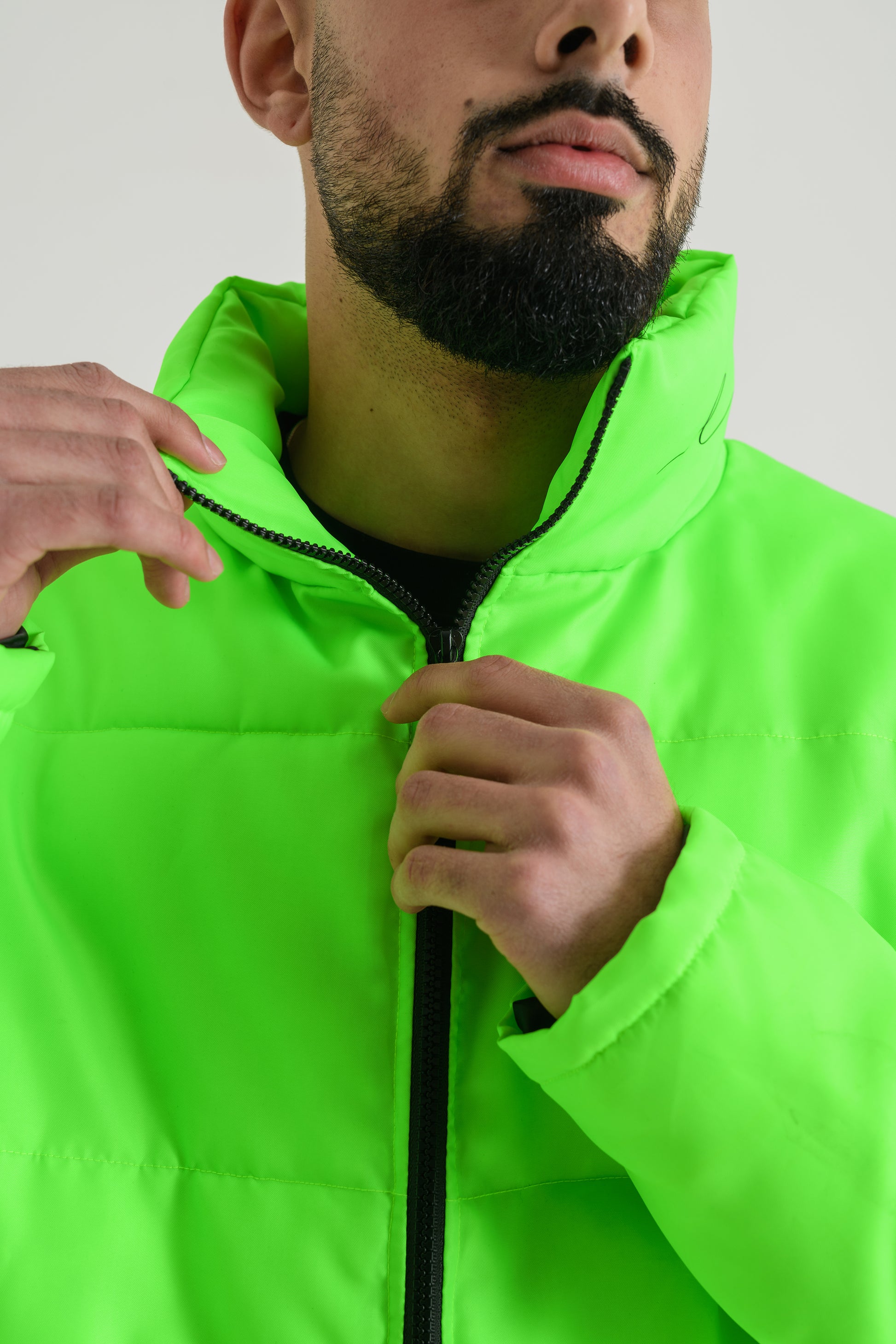 fhash green puffer jacket Lørd